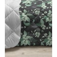 thumbnail image 3 of Forest Green Down Alternative Comforter, Camouflage Pattern of Palm Leaves Tropical Nature Themed Foliage, Microfiber Quilt for All Season, 5 Sizes, Sage Green Pale Green, by Ambesonne, 3 of 3