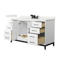 thumbnail image 2 of Wyndham Collection Wch818160s-Qtz-Us3mxx Amici 60" Free Standing Single Basin Vanity Set -, 2 of 7