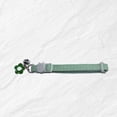 thumbnail image 2 of Breakaway Cat Collar with Bell, Cute Light Green Flower Charm, Quick Release Buckle for Small Cats and Toys Dogs, Soft Corduroy Pet Neck Collar, 2 of 5