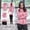 Pink, variant on Women's 5 Piece Workout Set Athletic Activewear Yoga Gym Tracksuit with Jacket, Bra, Top, Shorts & Leggings,Dark Gray,Women's S-XXXL