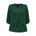 thumbnail image 4 of Blusa con cuello alto y estampado floral para mujer - Poliéster, corte holgado - Casual de primavera/verano - S-XXL, 4 of 5