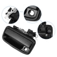 thumbnail image 3 of Pestillo de manija de puerta Exterior delantero izquierdo y derecho para Toyota Tacoma color negro 2 uds Unique Bargains, 3 of 6