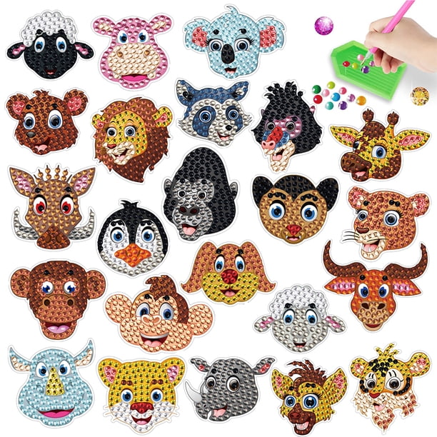 Kits Pintura Diamantes 22/23/24/26/28PCS DIY para Adultos Principiantes
