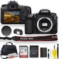 thumbnail image 2 of Canon EOS 90D DSLR Camera with Padded Case, Memory Card, and More - Starter Bundle Set(International Model), 2 of 4