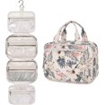 thumbnail image 1 of Large Hanging Travel Toiletry Bag for Women Wash Bag Cosmetics Makeup Bag Organizer for Full Size Accessories (Greysih Blue (Large)), 1 of 5
