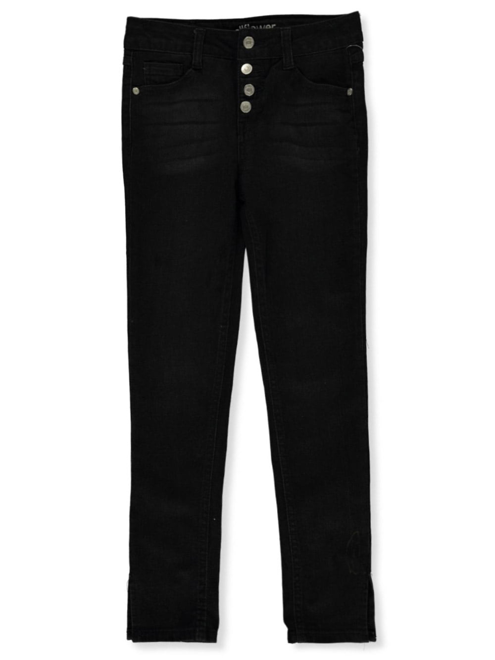 Wallflower Girls' Skinny Jeans - black, 16 (Big Girls) - Walmart.com