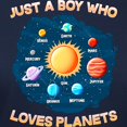 thumbnail image 3 of CafePress - Just A Boy Who Loves Planets I Funny Science T Shirt - Women's Traditional Fit Dark T-Shirt, 3 of 4