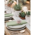 thumbnail image 6 of Cloth Napkins Set of 8 - 20x20 Inches, Sage Green Ombre Washable Reusable Table Napkins, Modern Abstract Art Farmhouse Gradient Soft & Absortbent Dining Napkin for Party Wedding Hotel Restaurant, 6 of 8