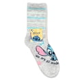 thumbnail image 2 of Disney Stitch Girls Mid-Crew Socks, 3-Pack, Sizes S/M-M/L, 2 of 9