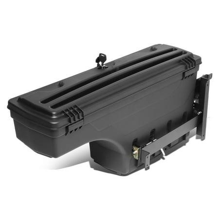 For 2007 to 2019 Chevy Silverado GMC Sierra 1500 2500HD 3500HD Left Side Truck Bed Wheel Well Storage Case Tool Box 08 09 10 11 12 13 14 15 16 17 (Best Truck Tool Box 2019)