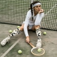 thumbnail image 6 of Knee High Socks for Men and Women, Cartoon Black Cute Snake Leaves Althletic Compression Socks, Support Long Tube Socks for Outdoor Sport, Calf Socks, High Stockings for Women Men, 6 of 7