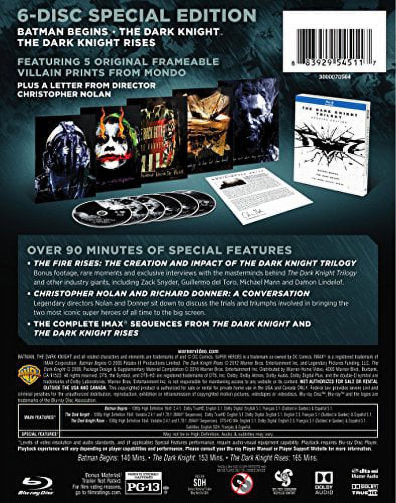 The Dark Knight Trilogy (Special Edition) (Blu-ray), Warner Home Video, Action & Adventure - image 2 of 4