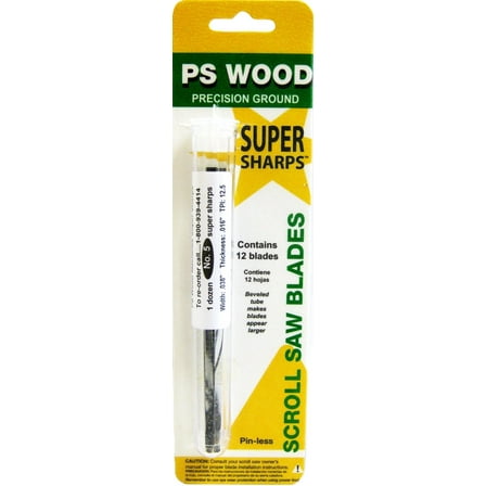 PS Wood Super Sharps - #9 Scroll Saw Blades
