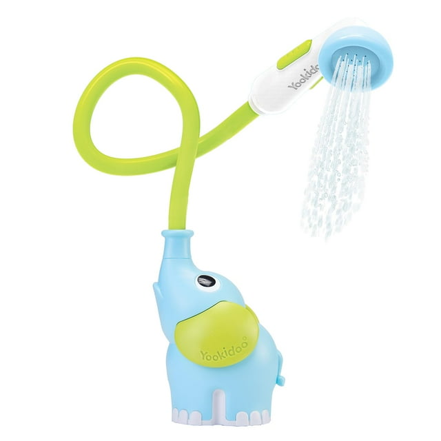 Tête de Douche pour Bébé Yookidoo Éléphant Pompe Double Flux