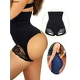 thumbnail image 6 of Spencer Womens Firm Control Shapewear Seamless Butt Lifter Panties Waist Cincher Bodyshaper Hi-waist Thigh Slimmer Pants, 6 of 9