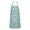 Blue Daisy Flower-1, variant on Green Daisy Flower Red Centers Pattern Apron-Garden Aprons for Women with Pockets-Cotton Linen Waterproof Kitchen Cooking Gardening Aprons Adjustable for Kitchen,Cooking,BBQ and Salon 33x27 Inch