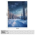 thumbnail image 4 of Pratyus Night Sky Milky Way Print Throw Blanket for Bed Sofa Living Room Decor All Seasons - Excellent Hand Feel Lightweight Anti-Wrinkle Blanket 50x60in, 4 of 6