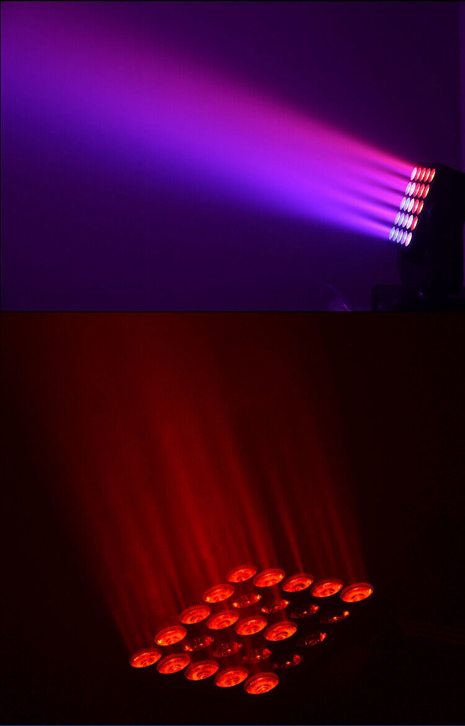 25x12W LED Matrix Lyre Beam DJ Light Blinder Stage Light 5X5 Panel Wash Effect