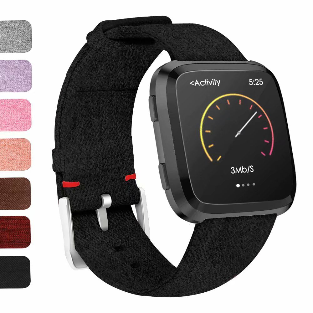 fitbit versa band material