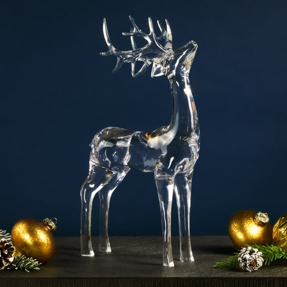 Northlight Standing Acrylic Deer Christmas Decoration - 15"