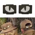 thumbnail image 4 of Apliques de parches de ojos de gato Sunnimix Bordados Que Brillan en Los Ojos Oscuros para Sombreros Gorras Bolsos Chaquetas Verde, 4 of 8