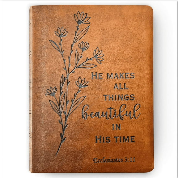 Custom Engraved NASB Bible | Wide Margin Reference Bible | Christian Gifts Baptism Gifts NASB Bible Women Men