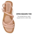 thumbnail image 3 of Journee Collection Womens Ennid  Tru Comfort Foam Buckle Flat Sandals, 3 of 6