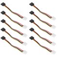 thumbnail image 1 of Splitter 10 PCS Cables Big 4Pin A 15 PIN IDESATA Conversión de potencia Potencia Divisor para proporcionar Energía, 1 of 7