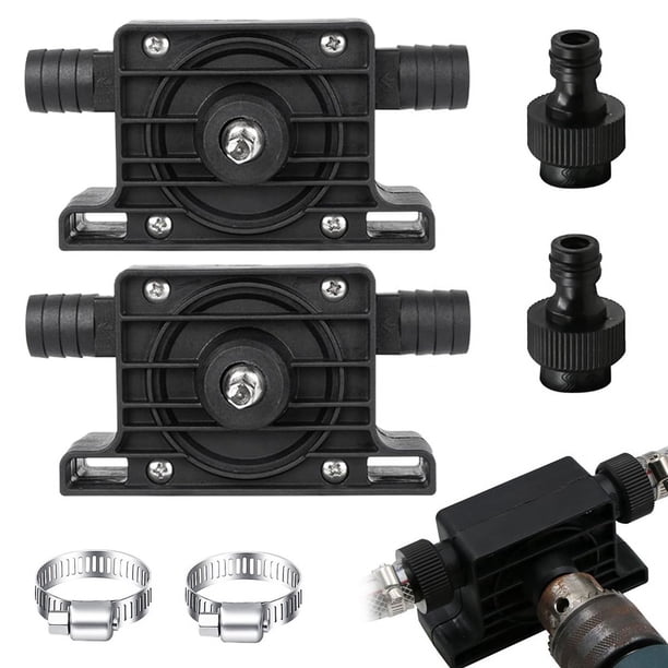 Paquete de 2 de Agua para Taladro EléCtrico Manual, Mini Bomba de Aceite PortáTil con Manguera de Agua, Conectores RáPidos, Bomba de Fluido Autocebante