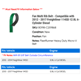thumbnail image 2 of Fan Multi Rib Belt - Compatible with 2012 - 2017 Freightliner 114SD 12.8L 6-Cylinder Diesel 2013 2014 2015 2016, 2 of 2