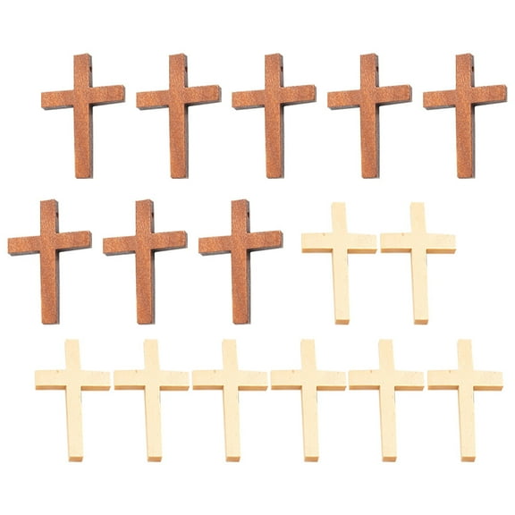 unbranded  20 PCS Cross Decor Small Crosses DIY Decorations Decorative Supplies