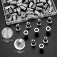 105 count M5 Rivet Nuts, M5 Threaded Inserts, Threaded Rivets, Nut ...
