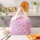 thumbnail image 4 of Corduroy Lunch Bag Student Office Worker Insulated Lunch Box Bag Waterproof Portable Handheld Cute Bento Bag, 4 of 6