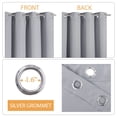 thumbnail image 4 of Cortinas RYB HOME insonorizadas, opacas, térmicas, 132 x 274 cm, color gris, 4 of 9