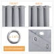 thumbnail image 4 of Cortinas RYB HOME insonorizadas, opacas, térmicas, 132 x 274 cm, color gris, 4 of 9