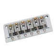 thumbnail image 1 of Puente De SillíN De Cola Dura De 6 Cuerdas De 78 Mm, Reemplazo De Accesorios De Instrumentos Musicales De Puente De Guitarra Eléctrica De Cobre De aleación De Zinc, 1 of 7