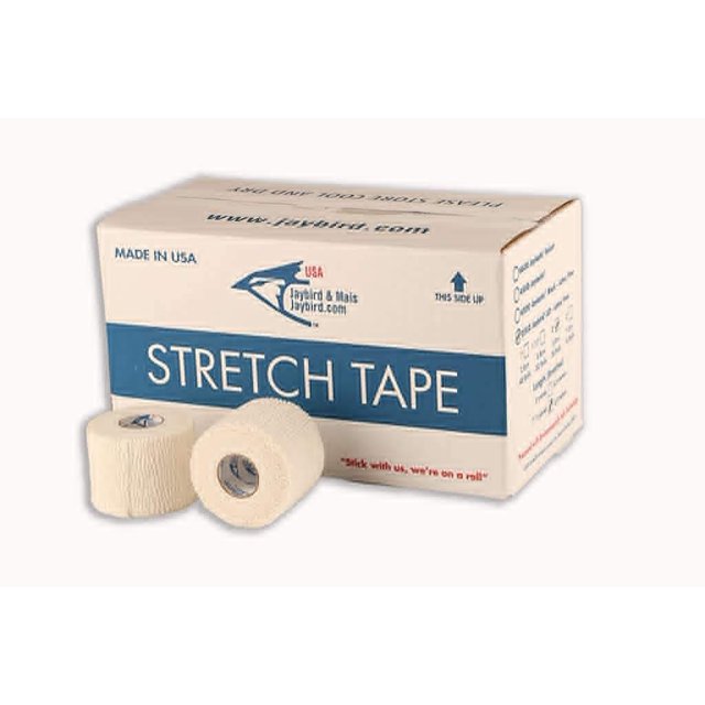 Jaybird & Mais LST Ruban Adhésif Extensible Léger (24 Rouleaux), Blanc