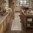 thumbnail image 2 of BERTHMEER 2x6 Washable Runner Rug for Hallway Brown Vintage Carpet Non-Slip Soft Low Pile Traditional Oriental Distressed Throw Rug for Bedroom Entryway Bathroom Laundry, 2 of 5