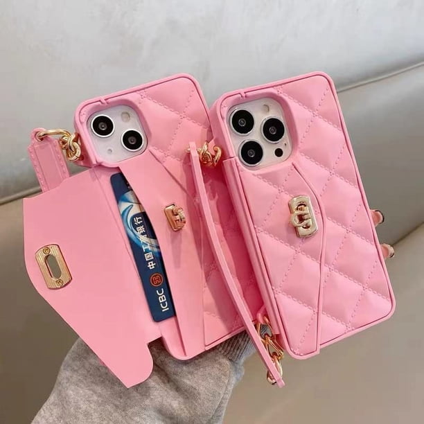 HAHDAXIA Wallet Case,Crossbody Phone Case with Lanyard Strap Cute