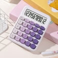 thumbnail image 4 of Portable Scientific Calculator - 12-Digit Mini Cute Calculator for Students, Exams, School, Office, Home Use - Non-Slip Design with Clear Keys, 4 of 8