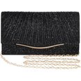 thumbnail image 2 of HLJDBB Clutch Purses for Women Formal Dressy Evening Bag Handbags Crossbody Bag for Wedding Cocktail Prom Party Elegance Charm-black, 2 of 10
