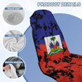 thumbnail image 7 of Bulopur Patriotic Front Car Seat Towel for Men Haitian Flag Foldable Car Seat Sweat Protector with Storage Bag for Vacation Sport Portable Fit SUV Sedan Truck 1pcs, 7 of 7