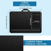 LapGear Home Office Pro Lap Desk, Black Carbon