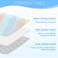 thumbnail image 4 of Ironing Mat Portable Ironing Blanket for Table Top Travel Ironing Pad for Washer Dryer 27.6" x 47.2" Pastel Background with Stripes, 4 of 6