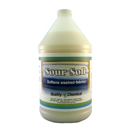 Sour Soft - Commercial Laundry Sour & Softener in One - 1 gallon (128