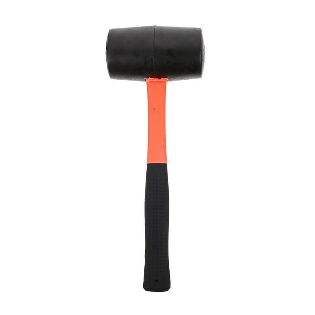 Shisuyan Flooring Mallet Smooth Surface Rubber Mallet 1Set 13.6x4.9in