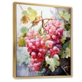 thumbnail image 2 of Designart "Pink Grapes love Vineyards" Farmhouse Floater Framed Wall Art Living Room, 2 of 7