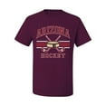 thumbnail image 2 of Wild Bobby City of Arizona Hockey Fantasy Fan Sports Men's T-Shirt, Maroon, Small, 2 of 5