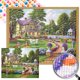 thumbnail image 1 of Kit AB Parcial 5D DIY Taladro Campo Tranquilo 55x45cm, 1 of 9