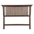 thumbnail image 3 of Scranton & Co Queen Headboard in Vintage Oak Solid Wood with Mission Slat Design, 3 of 7